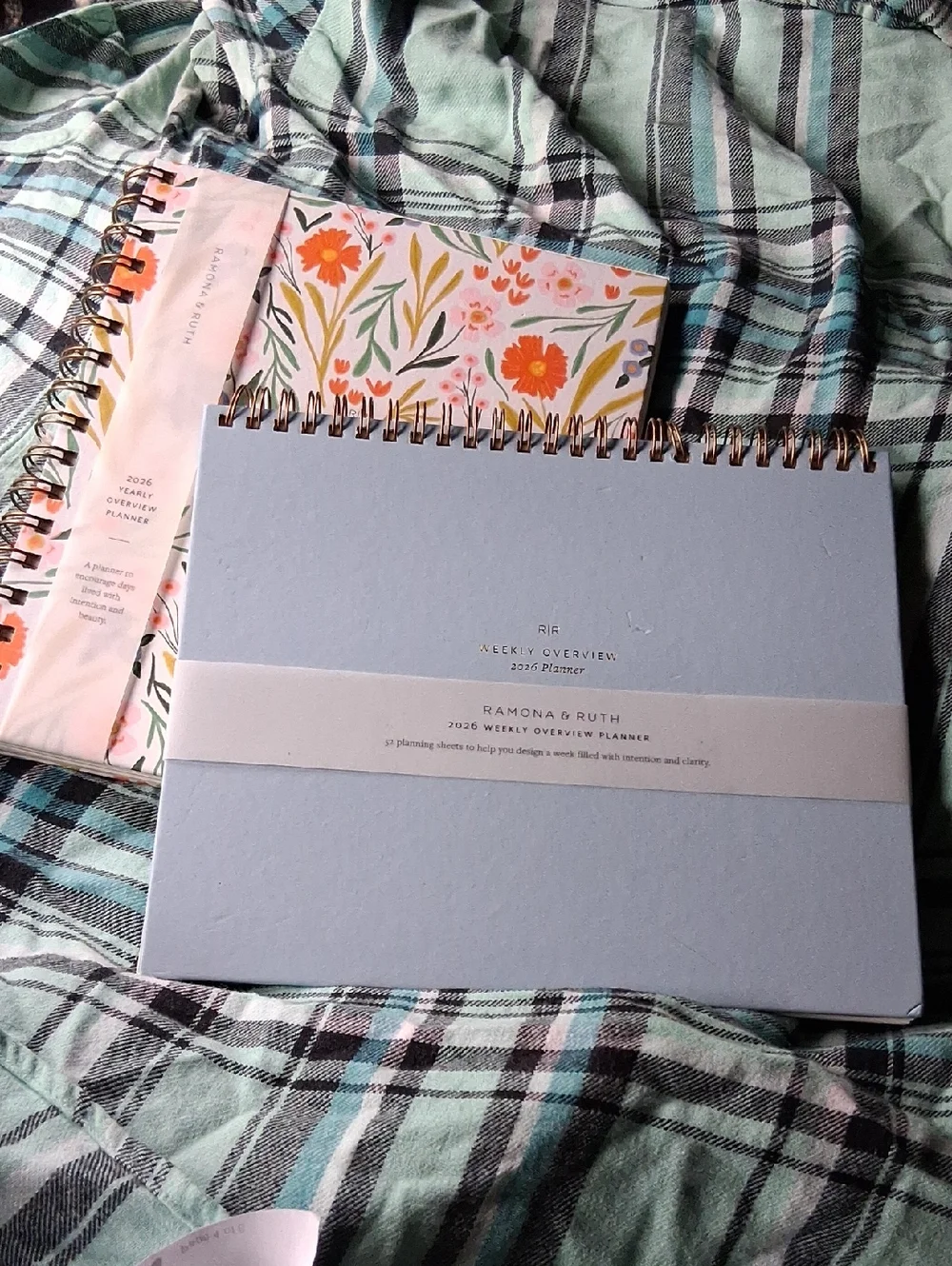 NWT! 2026 Ramona & Ruth Weekly Overview Planner & Calenders